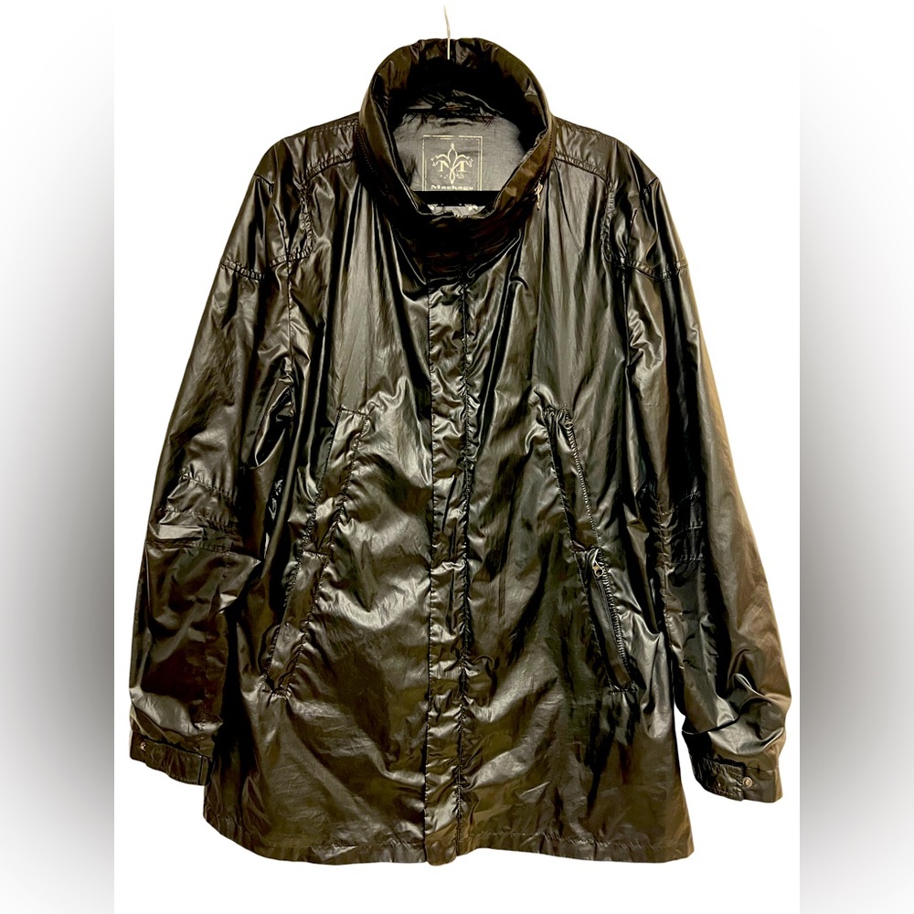 MACKAGE WINDBREAKER JACKET IN BLACK